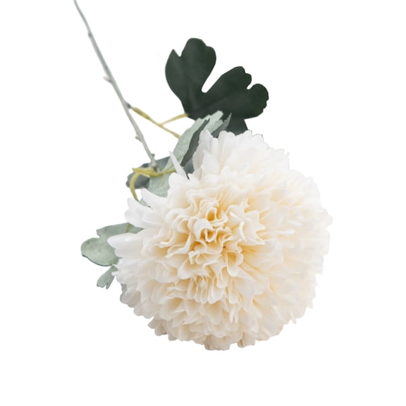 Clearance Under $3 Artificial Chrysanthemum Ping Pong Mum For Fall Mantel Decor,Plastic (B) (1Pc)