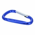 thumbnail image 6 of (6 Pack) Aluminum Multi-Color Carabiner Spring Clip Keychain Dark Blue Extra Small, 6 of 7