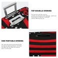 thumbnail image 4 of Bingfone Nautical American Flag Luggage Cover Washable Suitcase Cover Protector Anti-scratch Suitcase cover Fits 18-32 Inch Luggage (No luggage included), 4 of 8