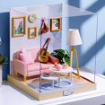thumbnail image 2 of De Muebles En Miniatura De DIY Mini Dollhouse, 1/ Tea Con Luces LED, Festival / Cumpleaños / Valentín, Decoraci Sunnimix Miniaturas de casa de muñecas DIY Mini, 2 of 7