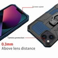 thumbnail image 4 of Dteck Case for Apple iPhone 14 Pro Max Dual-Layer TPU+PC Shockproof Heavy Armor with Belt Clip Anti-Drop Shock Absorption Cover with Metal Back Clip, Blue, 4 of 8