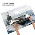 thumbnail image 3 of 500 Piece Aircraft Carrier Ocean Jigsaw Puzzle For Adults Challenging Puzzle Game Unique Artwork Home Decor Gift For Puzzle Lovers Fun For Adults, 3 of 7