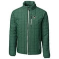 thumbnail image 2 of Cutter & Buck Heather Green Michigan State Spartans Primary Team Logo Rainier PrimaLoft Eco Insulated Full-Zip Puffer, 2 of 3