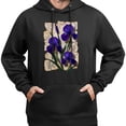 thumbnail image 3 of Sudadera Flores de Iris Moradas - Estampado Floral, Confort Total, 3 of 5