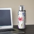thumbnail image 5 of 20 Oz Watercolor Floral Pattern Coffee Tumbler Double Wall Insulated Stainless Steel Water Bottle | Metal Reusable Thermoses Flask with Cup Cap | Leak & Sweat Proof with Anti-Dust Lid, 5 of 7