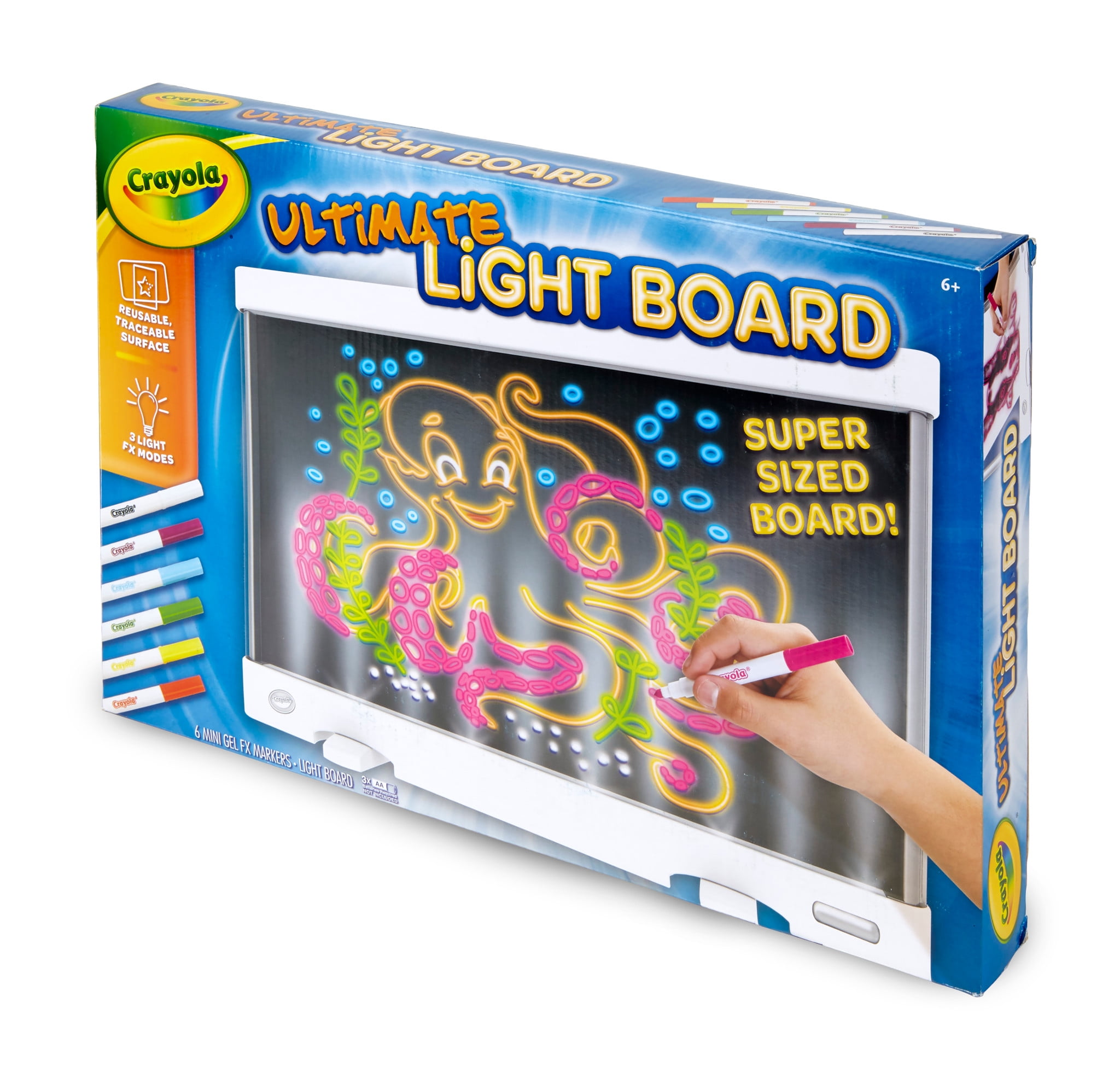 Crayola ultimate light board drawing tablet gift for kids age Crayola Ultimate Light Board Drawing Tablet Coloring Set Child Ages 4 Unisex Walmart Com Walmart Com
