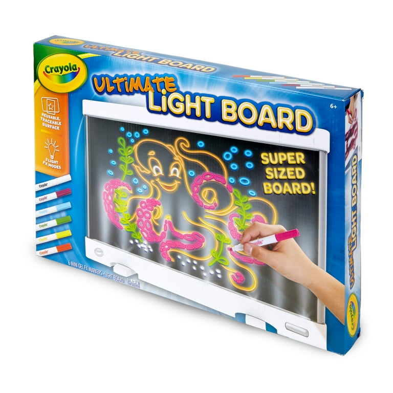 Crayola Ultimate Light Board Drawing Tablet Coloring Set Light Up