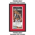 thumbnail image 3 of 11x22 Newspaper Frame - with Red and White Double Mat - Made to Display Newspapers Measuring 11x22, 3 of 8