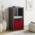 thumbnail image 5 of Gorham 2 Cubby Storage Cabinet in Grey, 5 of 5