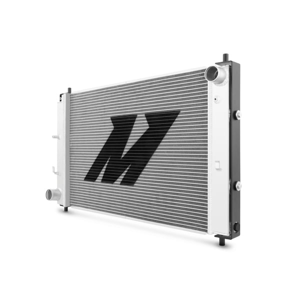 Mishimoto MMRAD-MUS-97B Bracketed Aluminum Radiator Compatible With Ford Mustang Manual 1997-2004 Silver