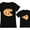 Mom Black / Toddler Black, variant on Pizza Pie & Slice Toddler & Women's T-Shirt Matching Set Mom & Son Daughter Set Mom Black Medium / Toddler Black 3T