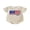 Apricot, variant on Infant Baby Boy 4th of July Romper 3 6 12 18 Months Stripe America Flag Pattern Short Sleeve Round Neck Cute Bodysuit