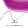 thumbnail image 3 of Cinta de Tubo de Malla Uxcell 45 Yardas, Cintas de Tela Elásticas de 4mm [Rosa Persa], 3 of 6