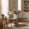 thumbnail image 2 of Silla Sillón FurnitureR Silla de Comedor Individual Giratoria Beige, 2 of 8