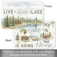 thumbnail image 3 of CounterArt Rustic Lake 4-Pack Reversible Plastic Tabletop Placemats, 3 of 7