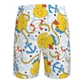 thumbnail image 6 of Kdxio Ducks and Anchors Pattern Mens Casual Shorts - Drawstring Summer Beach Sports Shorts for Men, 6 of 9