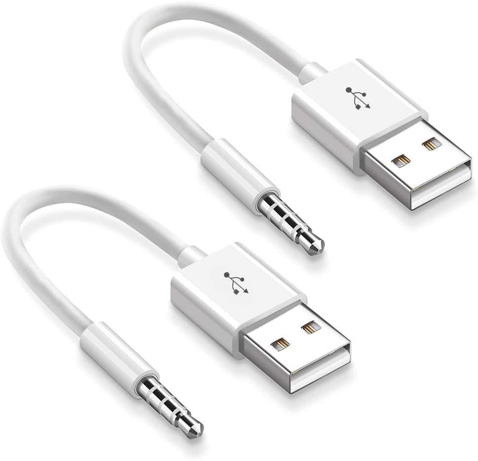 4FT 2IN1 USB 3.5MM AUX AUDIO SYNC CHARGER WHITE CABLE IPHONE 4S 4 IPOD NANO IPAD 