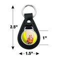 thumbnail image 4 of Black Leather Looney Tunes Yosemite Sam Keychain, 4 of 4