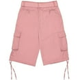 thumbnail image 2 of North 15 Men's Belted Clasic Cargo Pockets Twill Shorts-4550-Ros-34, 2 of 2