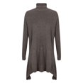 thumbnail image 5 of Comdrip Col Roulé Hauts pour Femmes Col Haut Asymétrique Épaule Tombante Chandail Manches Longues Mode Décontractée Chandail-Over Automne 2025, Marron m, 5 of 5