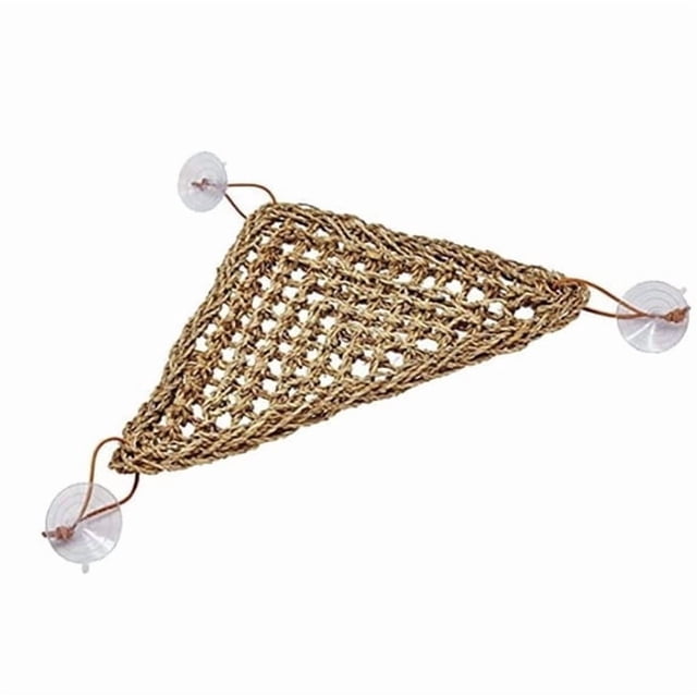 1 Pcs Bearded Dragon Lizard Hammock Geckos Hammock Breathable Mesh Reptile Hammock Suitable for Geckos Snakes Chameleon Bearded Dragon Lizard Reptile Hammock triangle 32*32*42cm