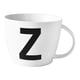 thumbnail image 2 of Moyic Tazas con letras grandes, cerámica duradera, resistente a altas temperaturas, taza multifuncional para desayuno, tazón taza Cocina y Comedor blanco Z, 2 of 6