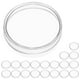 thumbnail image 1 of Placas de petri de 20 piezas con tapas claras placas de petri placas de petri suministros de laboratorio, 1 of 1