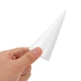 thumbnail image 4 of 12Pcs Polystyrene Cone Craft Small White Foam Cone for Children and All Ages, 4 of 8