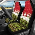thumbnail image 2 of Jeiento Xmas Car Seat Covers Set of 4 Front and Rear Car Seat Covers Snowman Driver Seat Covers Protector for Women Men Auto Accessory for RV Sedan Truck Interior Christmas Decor, 2 of 7