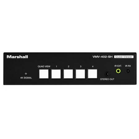 Marshall VMV-402-SH 4-Input 3G SDI Switcher with Quad Mode and Ethernet Control