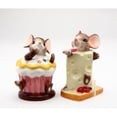 thumbnail image 3 of Ceramic Mice Salt and Pepper Shakers Hand Painted Unique Gift, 3 of 3
