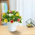 thumbnail image 5 of Small Fake Potted Plants, Mini Artifical Flower Greenery Indoor for Living Room Bedroom Kitchen Bathroom Office Home Desk Shelf Windowsill Decor, 5 of 6