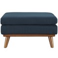 thumbnail image 3 of Modern Contemporary Fabric Ottoman , Navy, Fabric, 3 of 4
