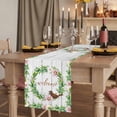 thumbnail image 2 of Table Runners 36 Inches Long Dress Scarves, Spring Botanical Farmhouse Kitchen/Dining Table Runner, Short Coffee Tablerunners, Garden Birds Floral Leaves Gray Woodn 13x36 Inch, 2 of 9