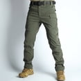 thumbnail image 5 of Blmnix Active Fit Pants for Men Hiking Pants Low Rise Travel Pants Cargo Jeans Long Slim-Leg Green Mens Casual Pants,XXL, 5 of 6