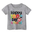 thumbnail image 3 of PMVFHDE Hauts T-Shirts pour Filles T-Shirts Décontractés pour Filles T-Shirts Amples pour Filles et Garçons Col Rond Manches Courtes T-Shirt d'Été Décontracté Gris, 4-5 Ans, 3 of 4