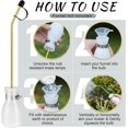 thumbnail image 5 of Diatomaceous Earth Powder Duster Bulb Duster Sprayer 4.6 oz with Long Copper Garden Powder Applicator Dispenser for Organic Gardening Agricultural Supplies(White), 5 of 7