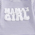 thumbnail image 4 of mgoYE Baby Girl Newborn Clothes Mamas Girl Outfit Long Sleeve Romper Onesie Spring Fall Winter Jumpsuit Infant Coming Home Outfit(Purple,3-6 Months), 4 of 6