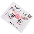 thumbnail image 3 of Seitruly Joyas para la frente de ojos, pegatinas autoadhesivas de diamantes de imitación, maquillaje facial ostentoso, decoraciones DIY para mujeres, Tratamientos faciales tipo 7 Seitruly CE013627-07B, 3 of 6