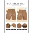 thumbnail image 4 of HOTAPEI Womens Bermuda Shorts Rolled Denim Shorts Mid Rise Short Jeans, 4 of 5