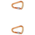 thumbnail image 3 of Wweixi 1/2/3 Mousqueton Résistant à l'Usure Technologie Avancée Grand Application Coloré Résistance aux Impacts Renforcée Pinces à Carabiner pour Extérieur Orange 2 Pcs, 3 of 6