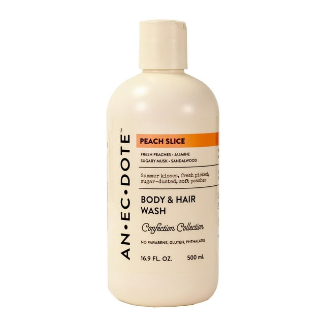 Anecdote Body and Hair Wash, Peach Slice, 16.9 FL OZ
