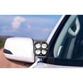 thumbnail image 5 of Clear Lens White LED Ditch Light Bundle For 2010-2023 Lexus GX460, (2) 20W High Power LED Round Pods, Windshield A-Pillar Mounting Brackets & On/Off Switch Wiring, 5 of 9