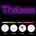 thumbnail image 6 of UPONRAY Single Line Custom Neon Signs, Customizable USB-Powered & Dimmable LED Neon Light, Stylish Wall Decor for Bedroom, Home, Lover, Friend, Cool White, 5 inch, 6 of 7