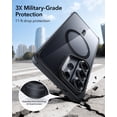 thumbnail image 3 of Funda para teléfono ESR Galaxy S26 Plus compatible con MagSafe, resistente a golpes, negra, 3 of 8