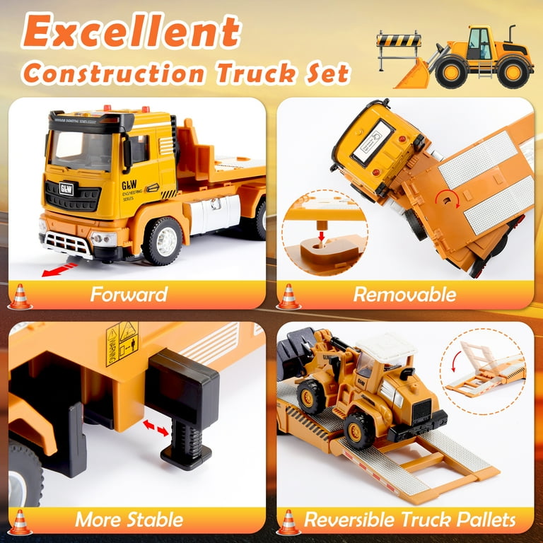 ATOPDREAM Construction Vehicle Set 3-in-1 Truck Toy photo 2