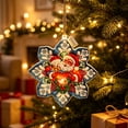 thumbnail image 4 of Christmas Snowflake Ornaments, Lighted Christmas Ornament Hanging Decoration for Christmas Tree Door Wall Home Party, Holiday Gift for Family Friends Home Decoration, 4 of 6