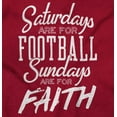 thumbnail image 2 of Fall Weekends for Football Faith Women Plus Size Sweatshirt Brisco Brands 2X, 2 of 6