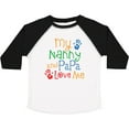 thumbnail image 3 of Inktastic Nanny and Papa Love Me Boys or Girls Toddler T-Shirt, 3 of 5