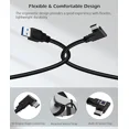 thumbnail image 5 of STARLIGHT- Link Cable 16Ft Compatible For Oculus/Meta Quest 2/1, Usb 3.2 Gen 1 Type A To C, 5 of 5